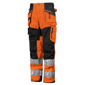 Hi-Visibility Tool Pocket Pants with Stretch Orange